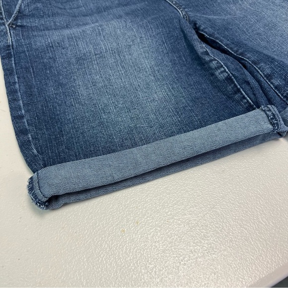 Democracy Women's Ab Solution Denim Drawstring Bermuda Short Size 2 - Picture 2 of 11